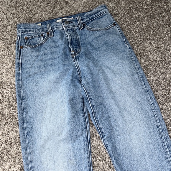 Levi Strauss & company size 25‎ wedgie high rise button up jeans denim throwback - Picture 1 of 10